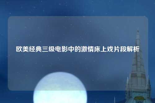 欧美经典三级电影中的激情床上戏片段解析