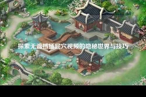 探索无遮挡插屁穴视频的隐秘世界与技巧