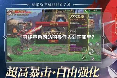 寻找黄色网站的最佳去处在哪里？