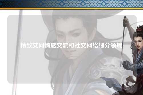 精致女同情感交流和社交网络细分领域