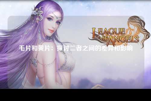毛片和黄片：探讨二者之间的差异和影响